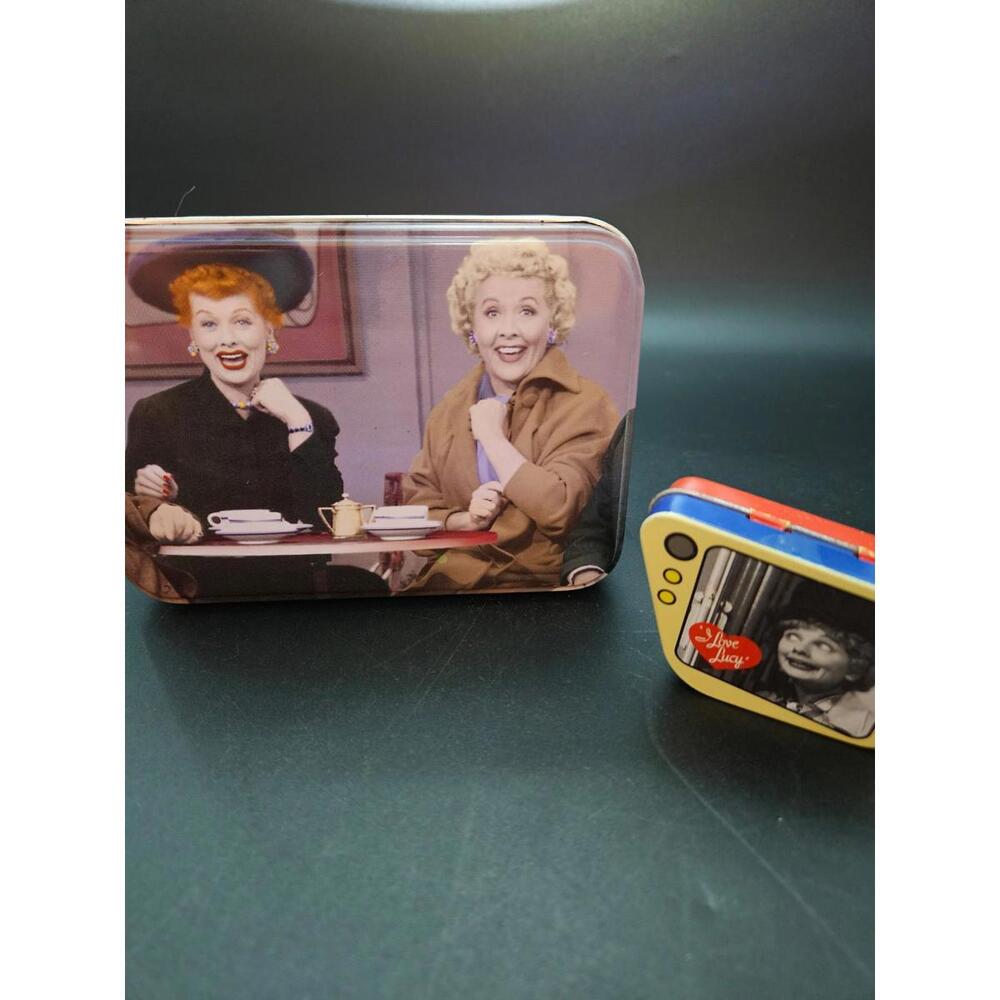 Vintage Inspired Licensed "I Love Lucy" Collectible Tins (Set of 2) - Vandor